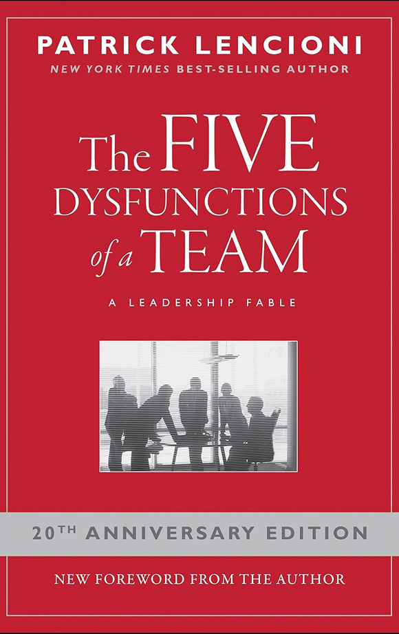 The Five Dysfunctions of a Team book cover